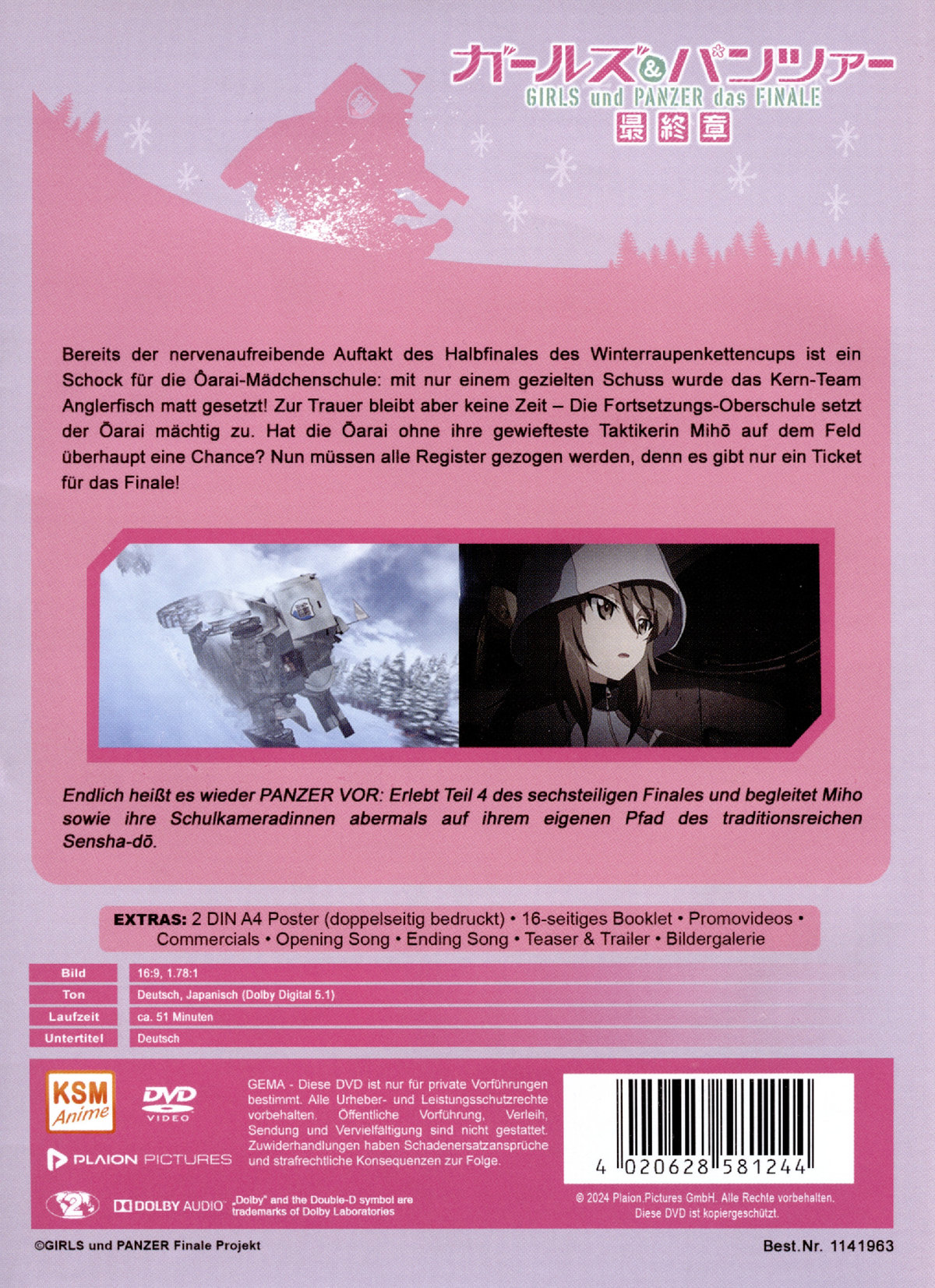 Girls & Panzer - Das Finale: Teil 4  (DVD)