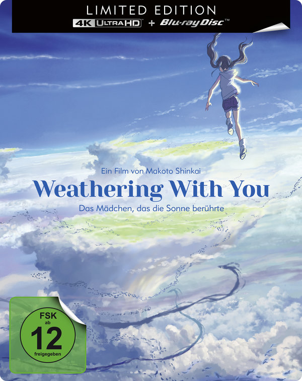 Weathering With You - Das Mädchen, das die Sonne berührte - Limited Steelbook Edition (4K Ultra HD+blu-ray)