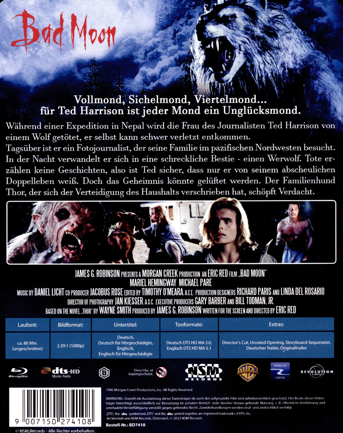 Bad Moon (uncut) (SteelBook)  (Blu-ray Disc)