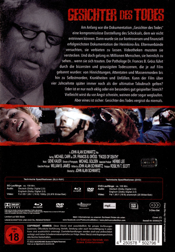 Gesichter des Todes - Uncut Mediabook Edition (DVD+blu-ray) (C) Gesichter des Todes - Uncut Mediabook Edition (DVD+blu-ray) (C)