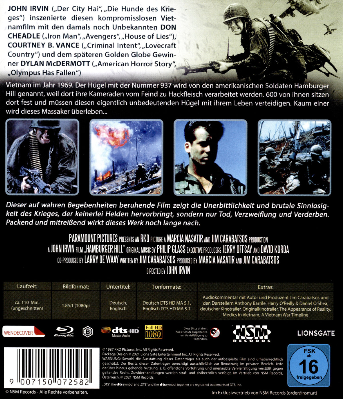 Hamburger Hill - Uncut Edition (blu-ray)