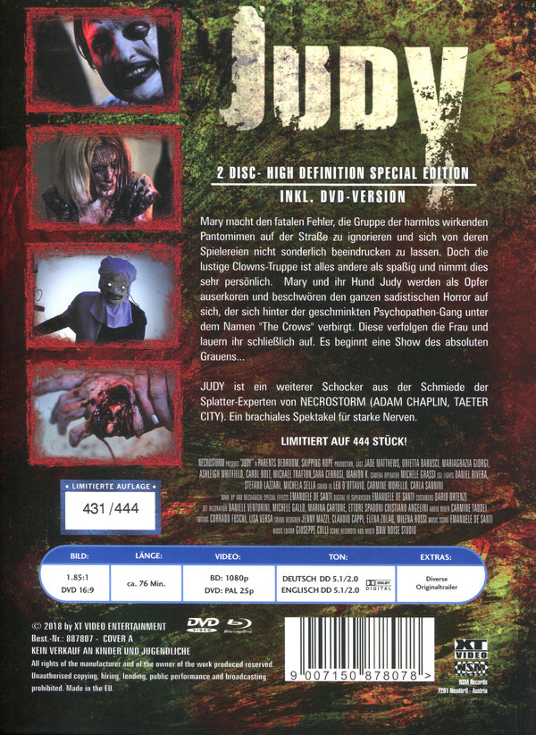 Judy - Uncut Mediabook Edition (DVD+blu-ray) (A)
