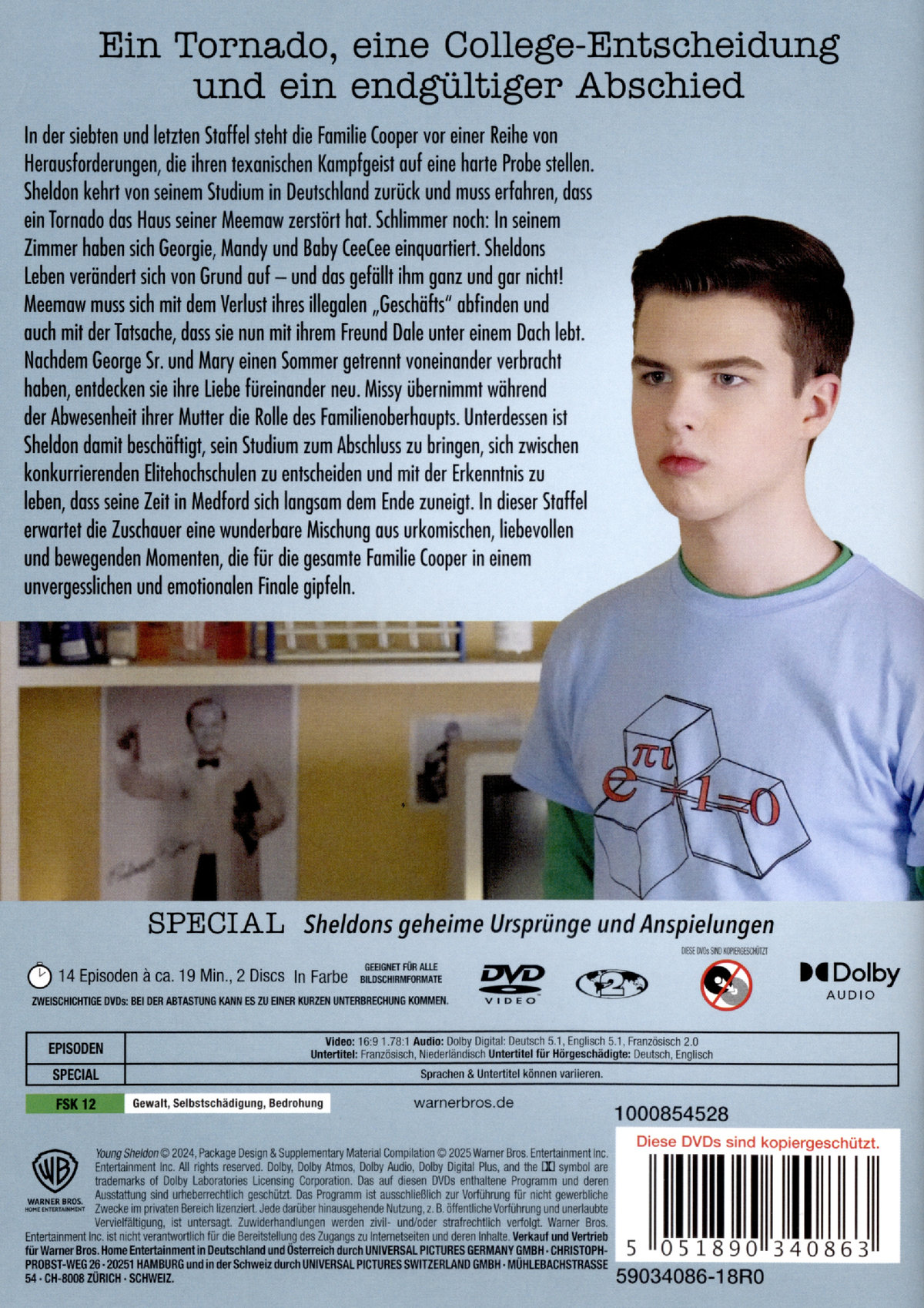 Young Sheldon: Staffel 7  [2 DVDs]  (DVD)
