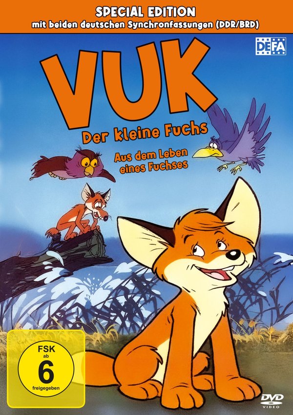Vuk - Der Fuchs: 1. Vuk - Der kleine Fuchs / 2. Vuk - Aus dem Leben eines Fuchses (Edition mit beiden deutschen Fassungen) (DEFA Filmjuwelen)  (DVD)