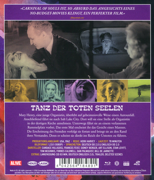 Tanz der toten Seelen - Carnival of Souls (blu-ray)