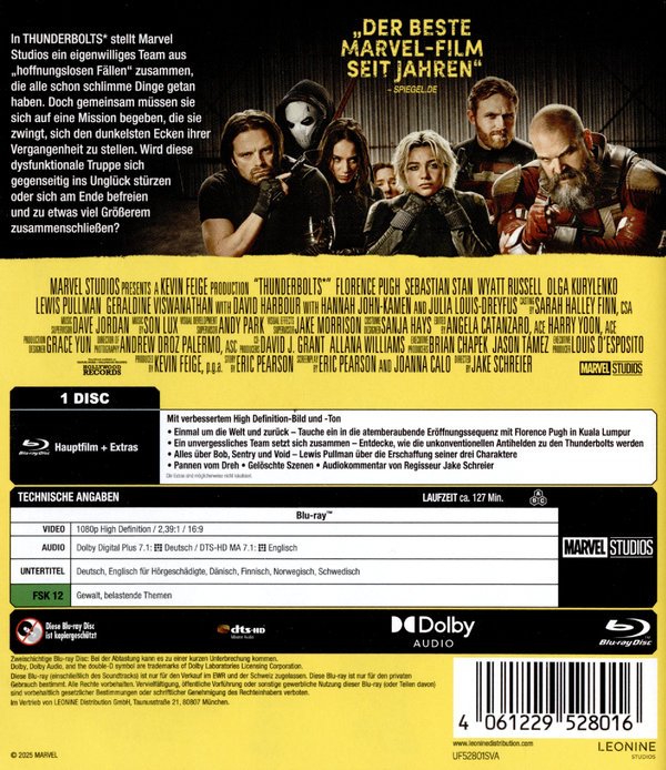 Thunderbolts  (Blu-ray Disc)
