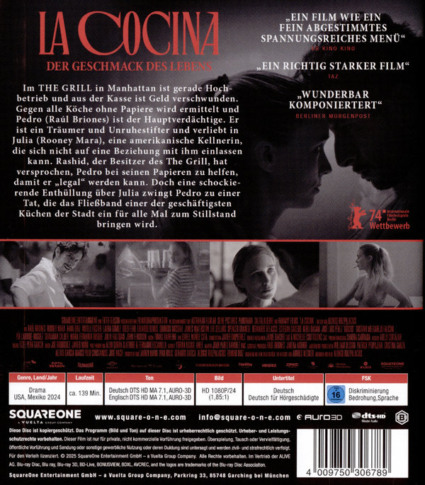 La Cocina - Der Geschmack des Lebens  (Blu-ray Disc)