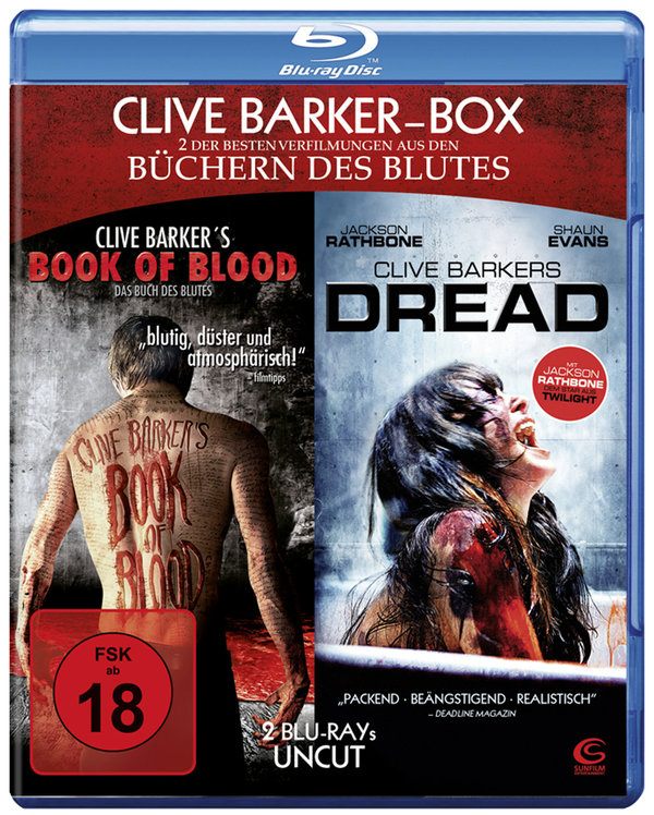 Clive Barker Box - Book of Blood/Dread (blu-ray)