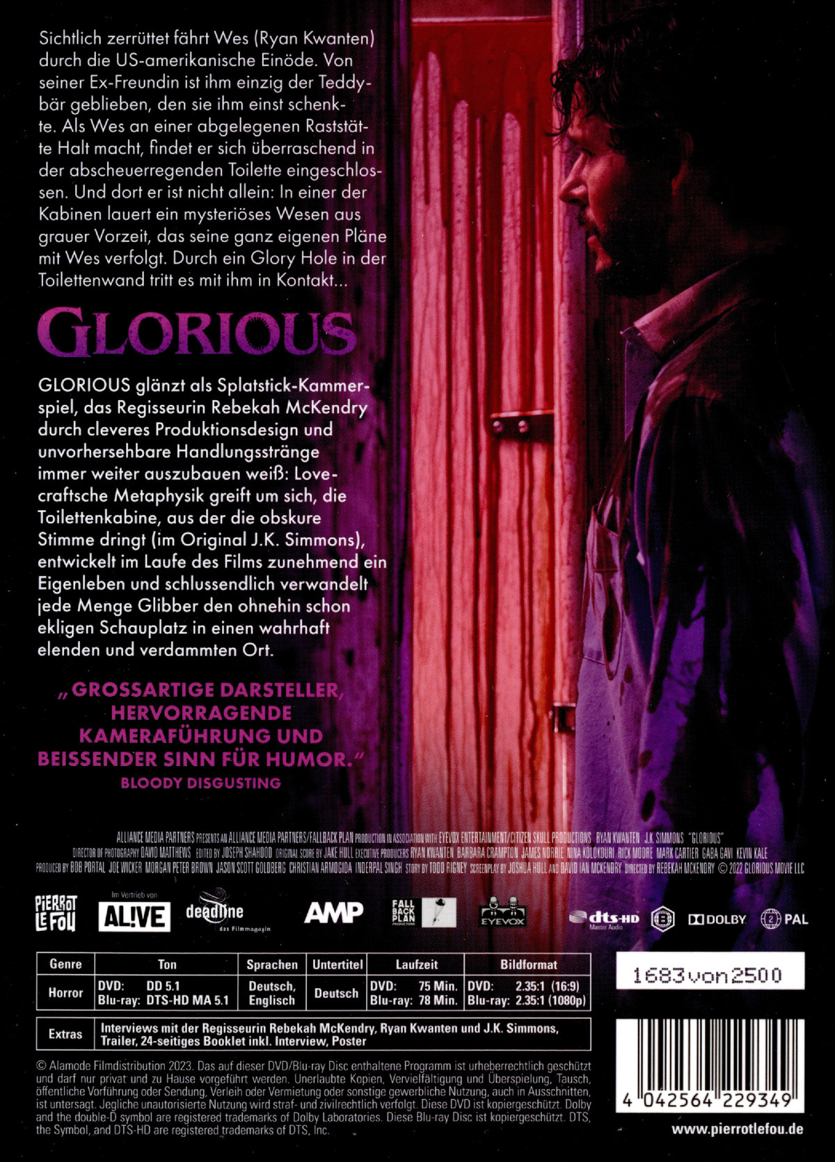 Glorious - Uncut Mediabook Edition (DVD+blu-ray)