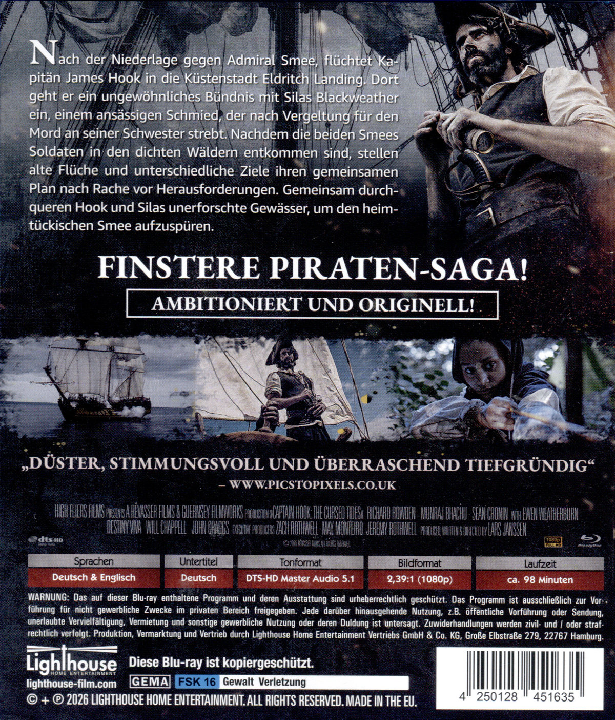 Captain Hook - The Cursed Tides  (Blu-ray Disc)