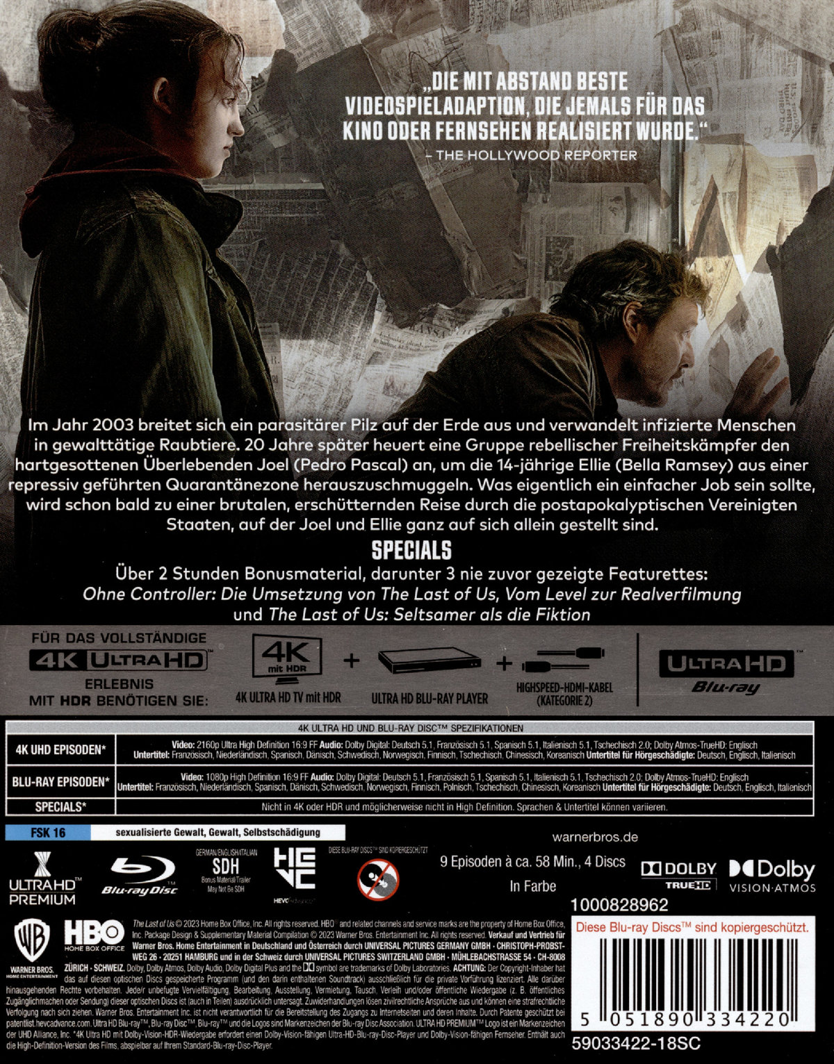 The Last Of Us: Staffel 1  (+ 4 Blu-ray)  (Blu-ray 4K Ultra HD)