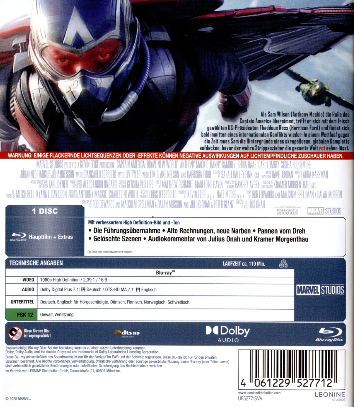 Captain America - Brave New World  (Blu-ray Disc)