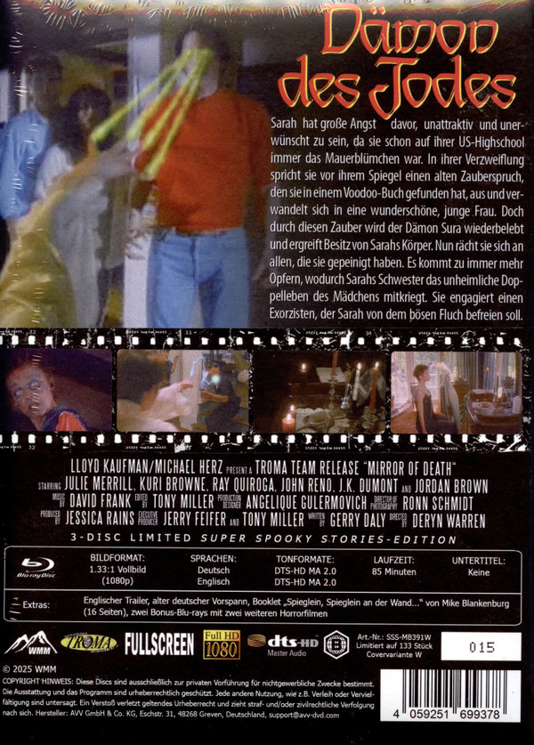 Dämon des Todes - Uncut Mediabook Edition  (blu-ray)