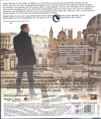 James Bond 007 - Skyfall (blu-ray)