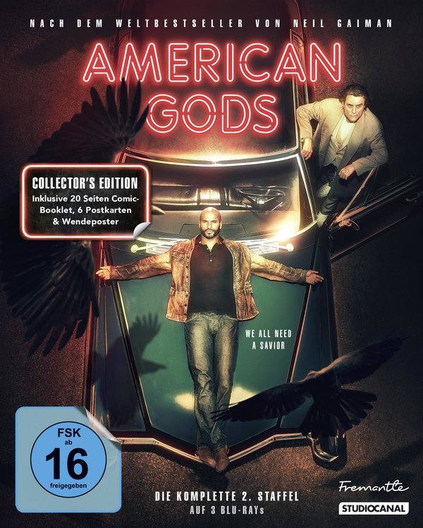 American Gods - Die komplette zweite Staffel (blu-ray)