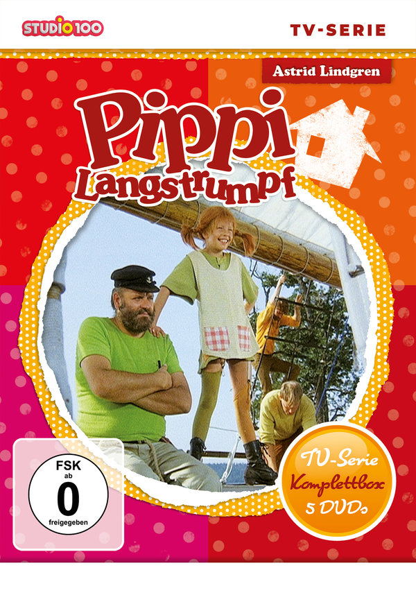 Pippi Langstrumpf  - TV-Serien-Box  [5 DVDs]  (DVD)