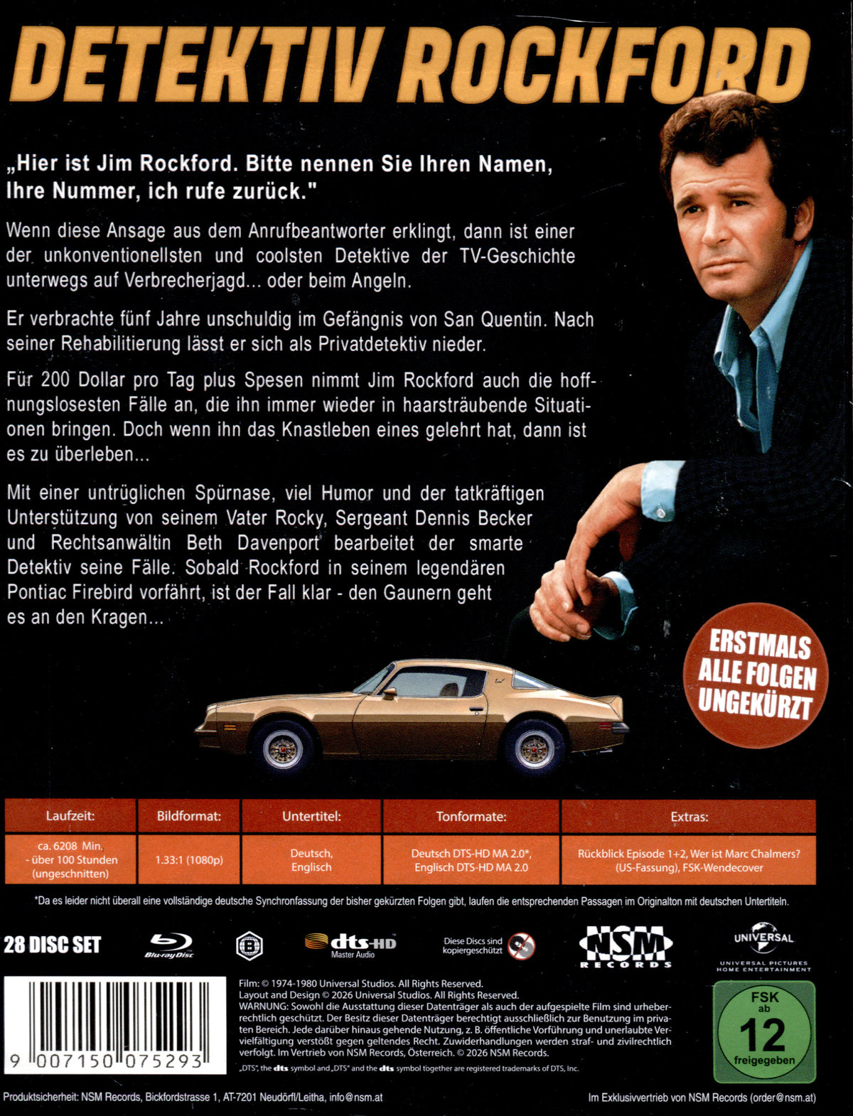 Detektiv Rockford - Staffel 1-6  (blu-ray)