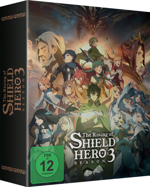 The Rising of the Shield Hero - Staffel 3 - Part 1 - DVD mit Sammelschuber  (DVD)