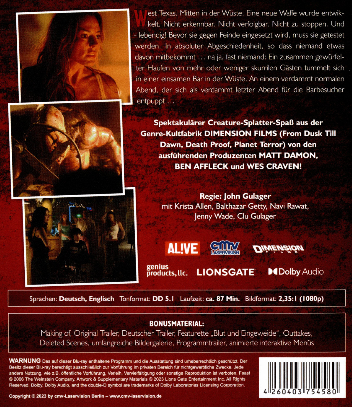 Feast  (Blu-ray Disc)