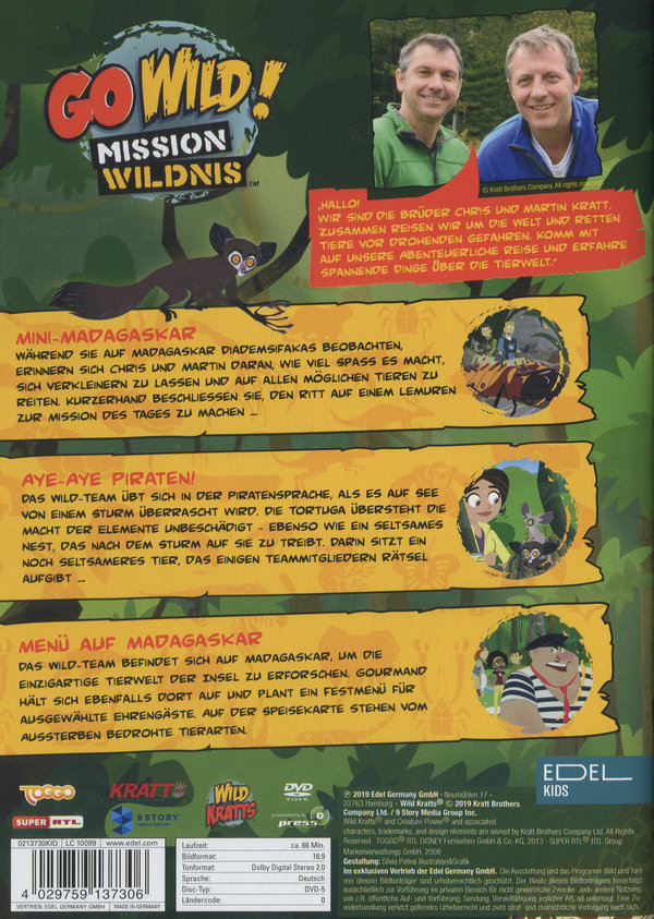 Go Wild! - Mission Wildnis - Folge 28: Aye-Aye, Piraten! - Die DVD zur TV-Serie  (DVD)