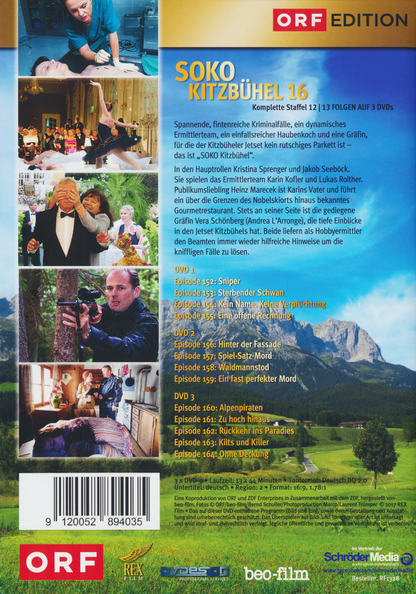 SOKO Kitzbühel - Box 16  [3 DVDs]  (DVD)