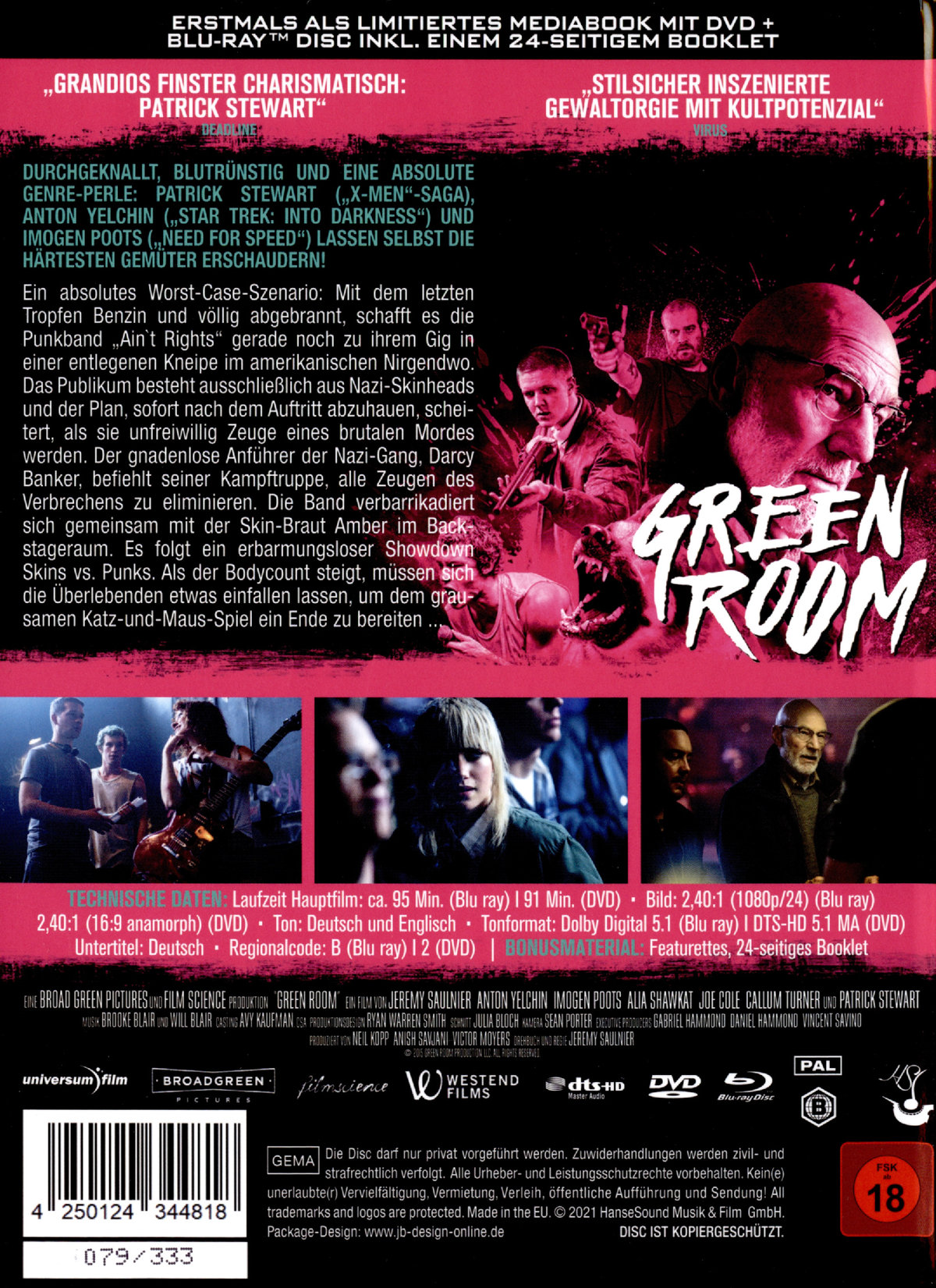 Green Room - Uncut Mediabook Edition (DVD+blu-ray) (C)