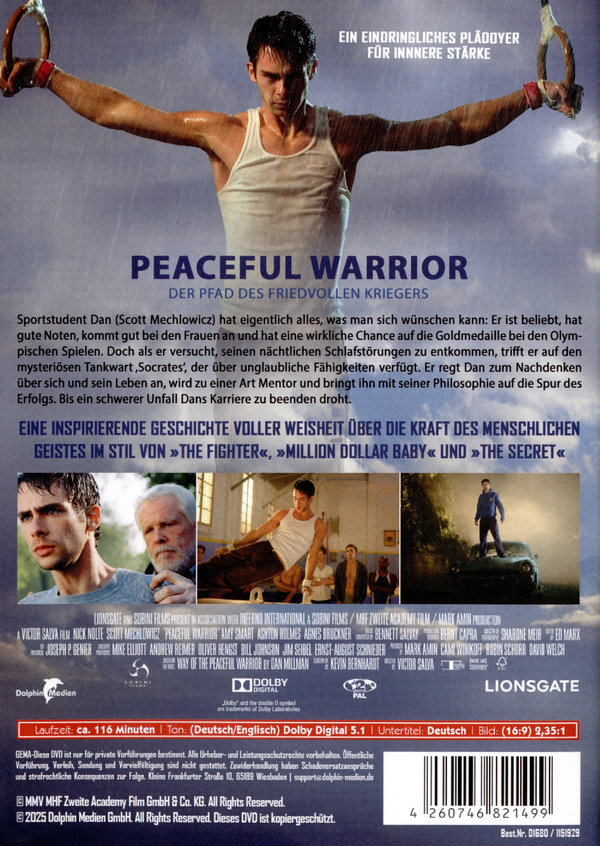Peaceful Warrior - Der Pfad des friedvollen Kriegers  (DVD) Peaceful Warrior - Der Pfad des friedvollen Kriegers  (DVD)