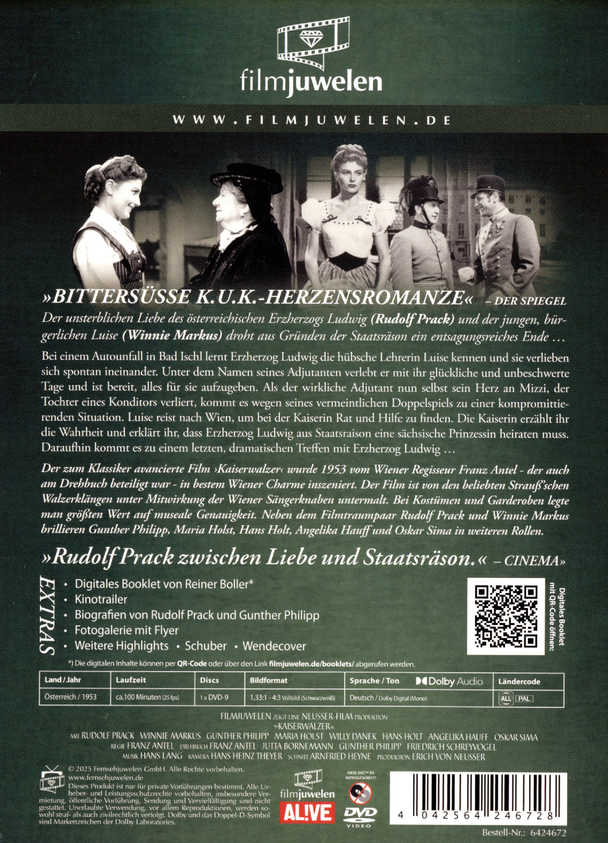 Kaiserwalzer (Filmjuwelen)  (DVD)