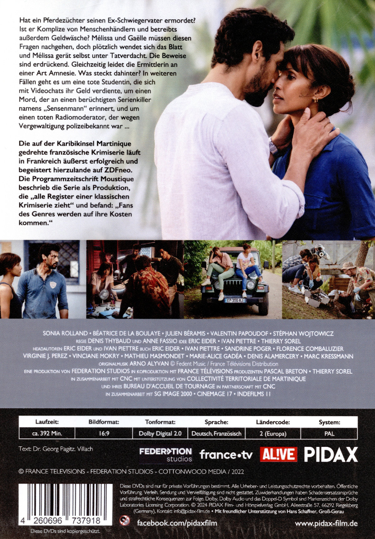 Deadly Tropics, Staffel 4 (Tropiques criminels) / Weitere 8 Folgen der erfolgreichen Krimiserie [2 DVDs]  (DVD)