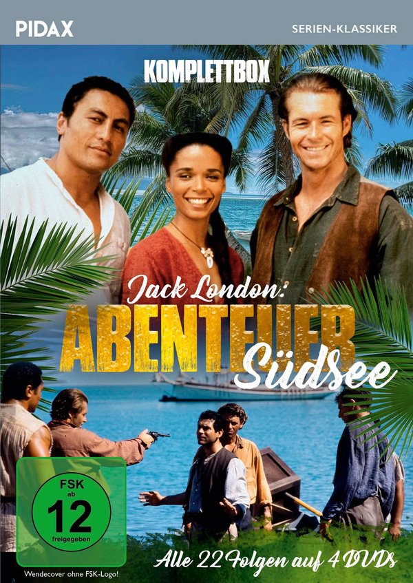Jack London: Abenteuer Südsee  - Komplettbox (Tales of the South Seas) / Die komplette 22-teilige Abenteuerserie vom Team von „Die verlorene Welt“ (Pidax Serien-Klassiker)  [4 DVDs]  (DVD)