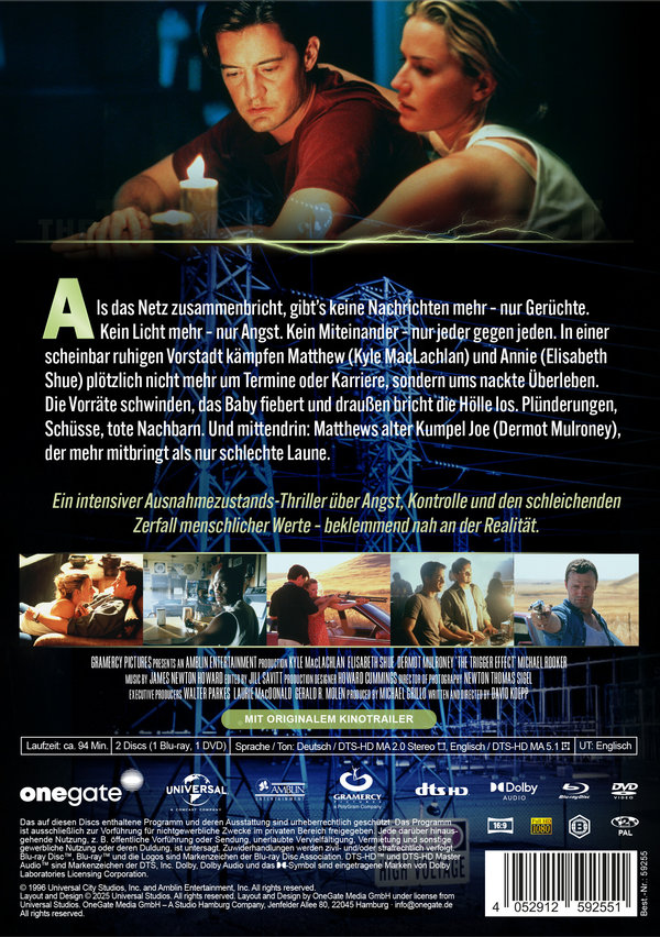 Trigger Effect - Eine Stadt im Ausnahmezustand - Limited Mediabook Edition  (DVD+blu-ray)
