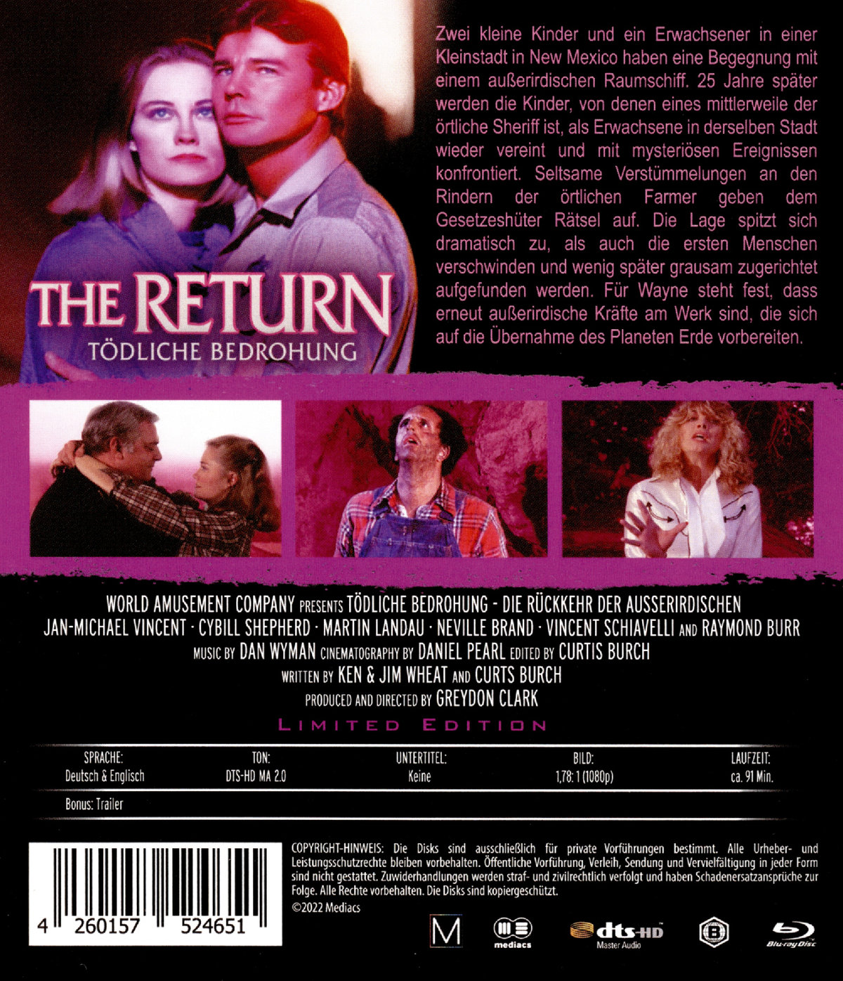 Return, The - Tödliche Bedrohung (blu-ray)