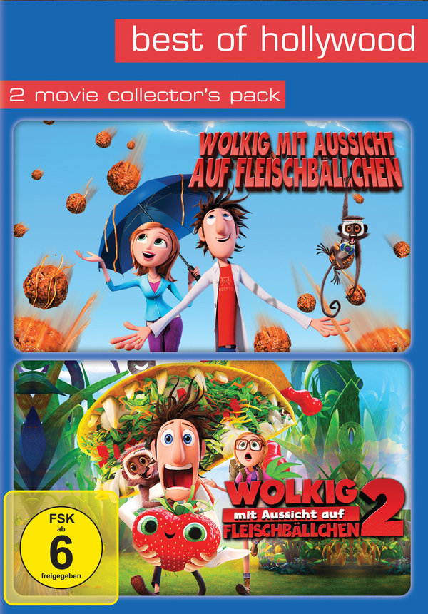 Wolkig mit Aussicht auf Fleischbällchen/Wolkig mit Aussicht auf Fleischbällchen2 - Best of Hollywood/2 Movie Collector's Pack  [2 DVDs]  (DVD)