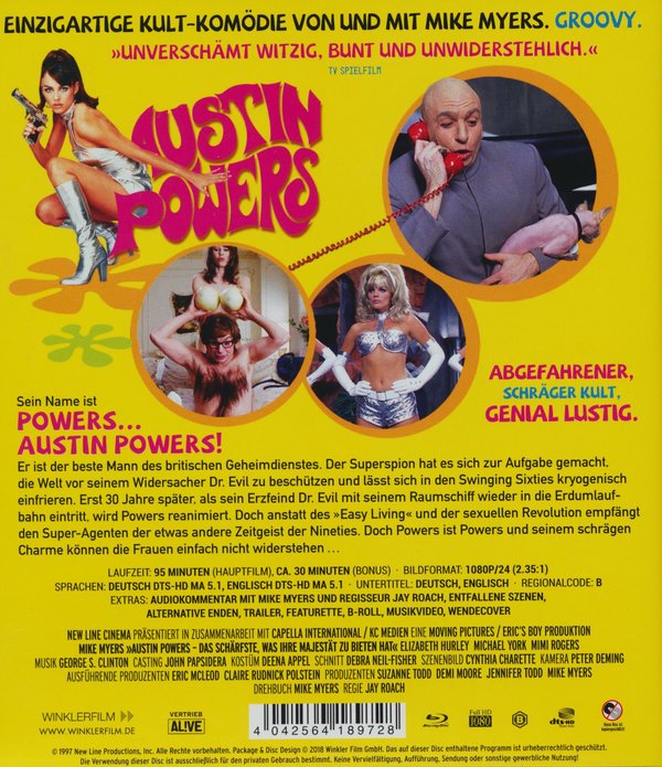 Austin Powers (blu-ray)