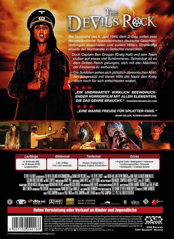 Devils Rock, The - Uncut Mediabook Edition (DVD+blu-ray)