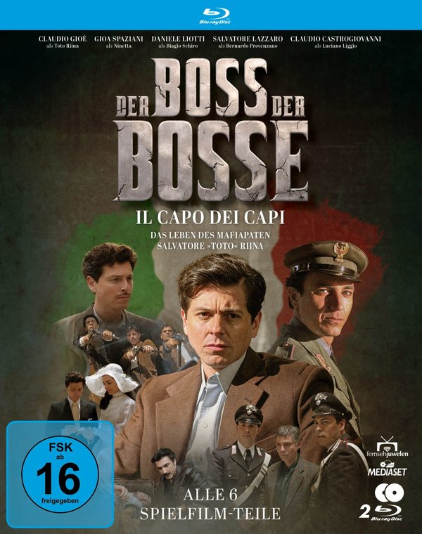 Der Boss der Bosse (Il Capo dei Capi) - Das Leben des Mafiapaten Salvatore „Toto“ Riina (Alle 6 Teile)  [2 BRs]  (Blu-ray Disc)
