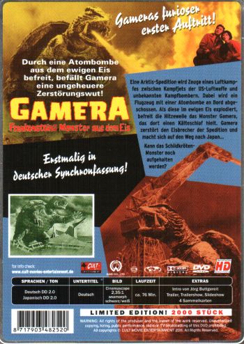 Gamera - Frankensteins Monster aus dem Eis