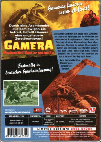 Gamera - Frankensteins Monster aus dem Eis Gamera - Frankensteins Monster aus dem Eis