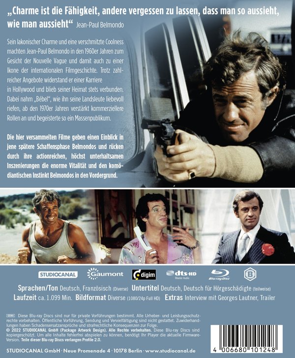 Best of Jean-Paul Belmondo Edition  [10 BRs]  (Blu-ray Disc)