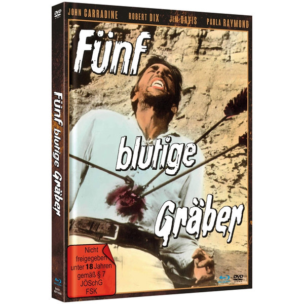 5 blutige Gräber - Uncut Mediabook Edition (DVD+blu-ray) (A)