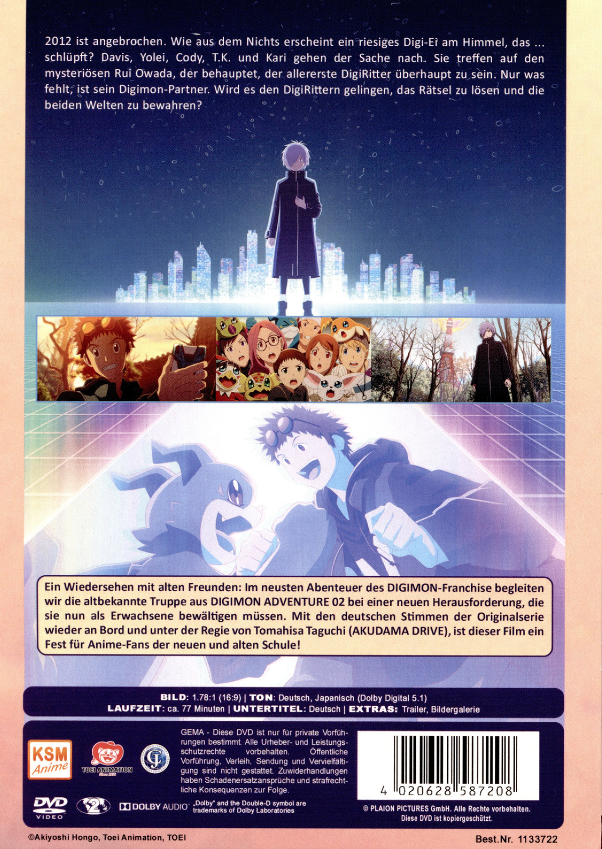 Digimon Adventure 02: The Beginning  (DVD)