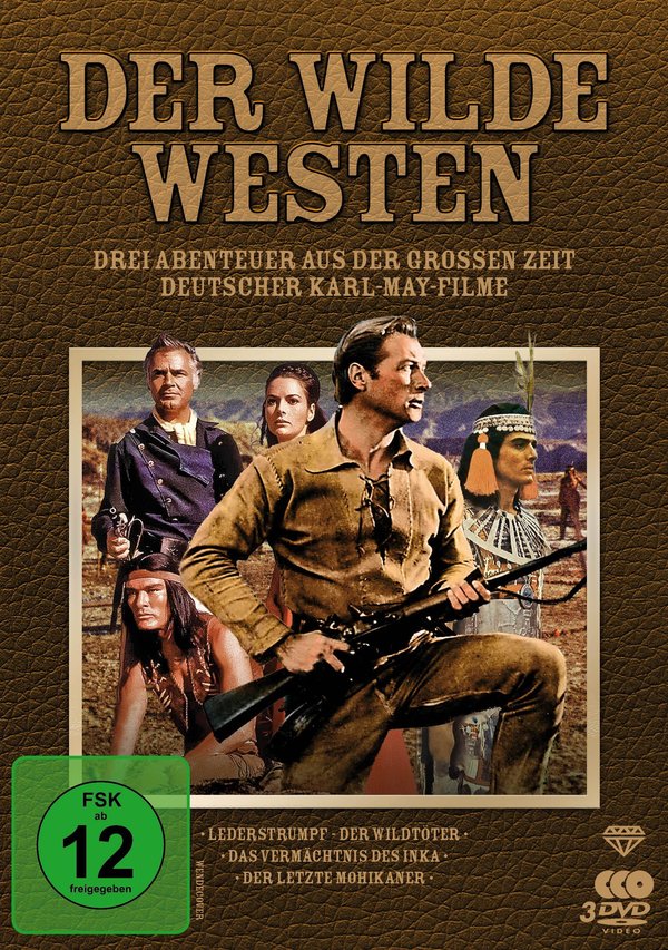 Der Wilde Westen - drei Abenteuer aus der großen Zeit deutscher Karl-May-Filme  [3 DVDs]  (DVD)