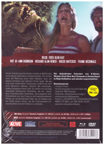 Scalps - Der Fluch des blutigen Schatzes - Uncut Mediabook Edition (DVD+blu-ray) (B)