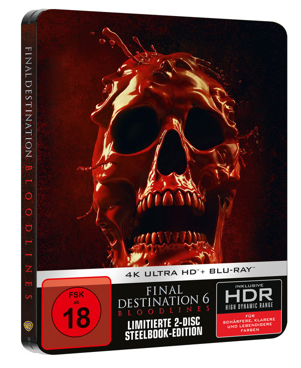 Final Destination: Bloodlines - Steelbook Motiv Skull - Limited Edition  (4K Ultra HD) (+ Blu-ray)