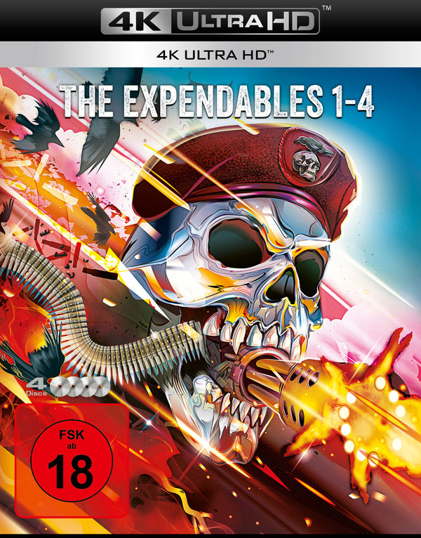 The Expendables 1-4  (4K Ultra HD)