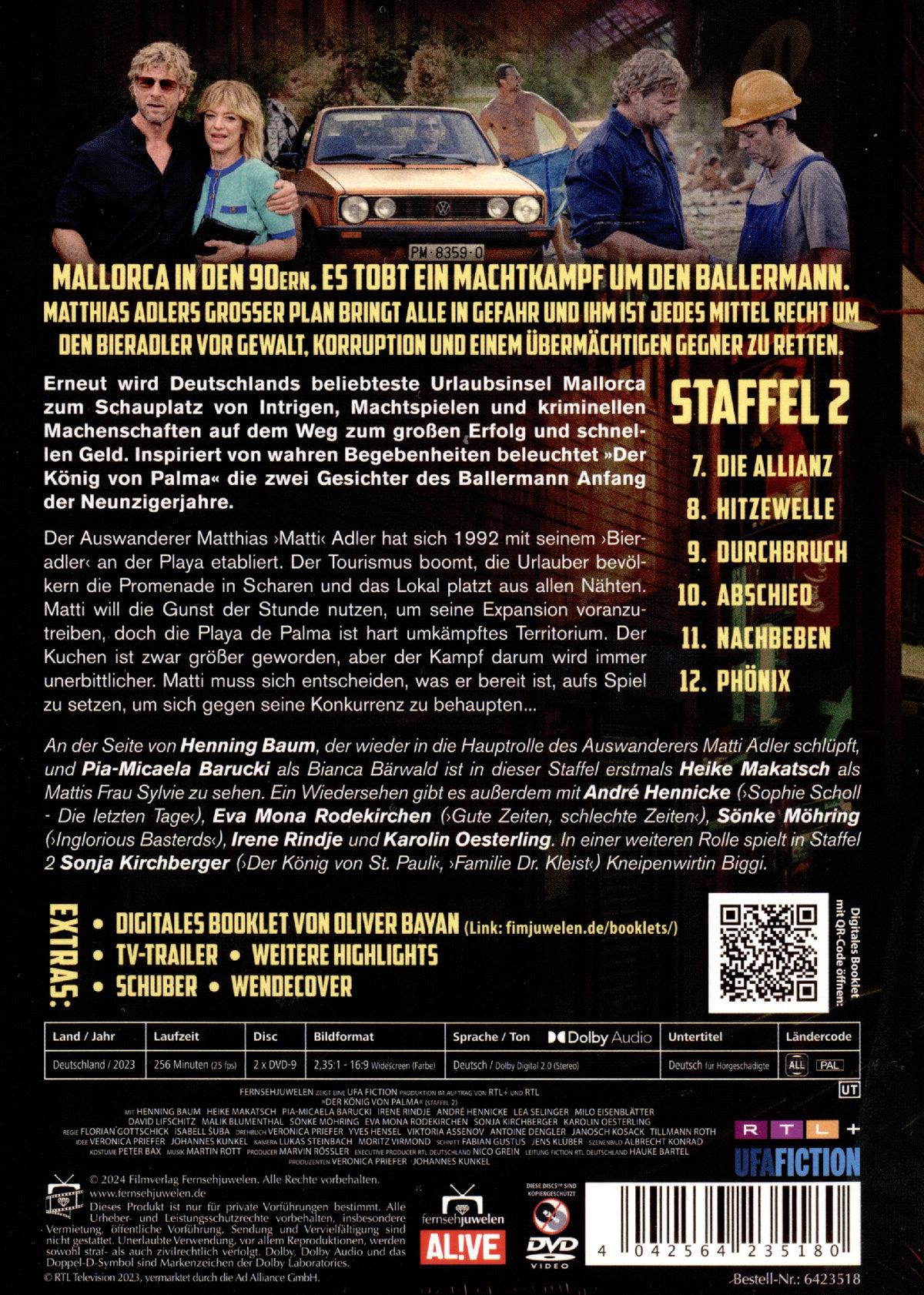 Der König von Palma - Staffel 2  [2 DVDs]  (DVD)