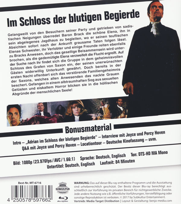 Im Schloss der blutigen Begierde - Uncut Edition (blu-ray)