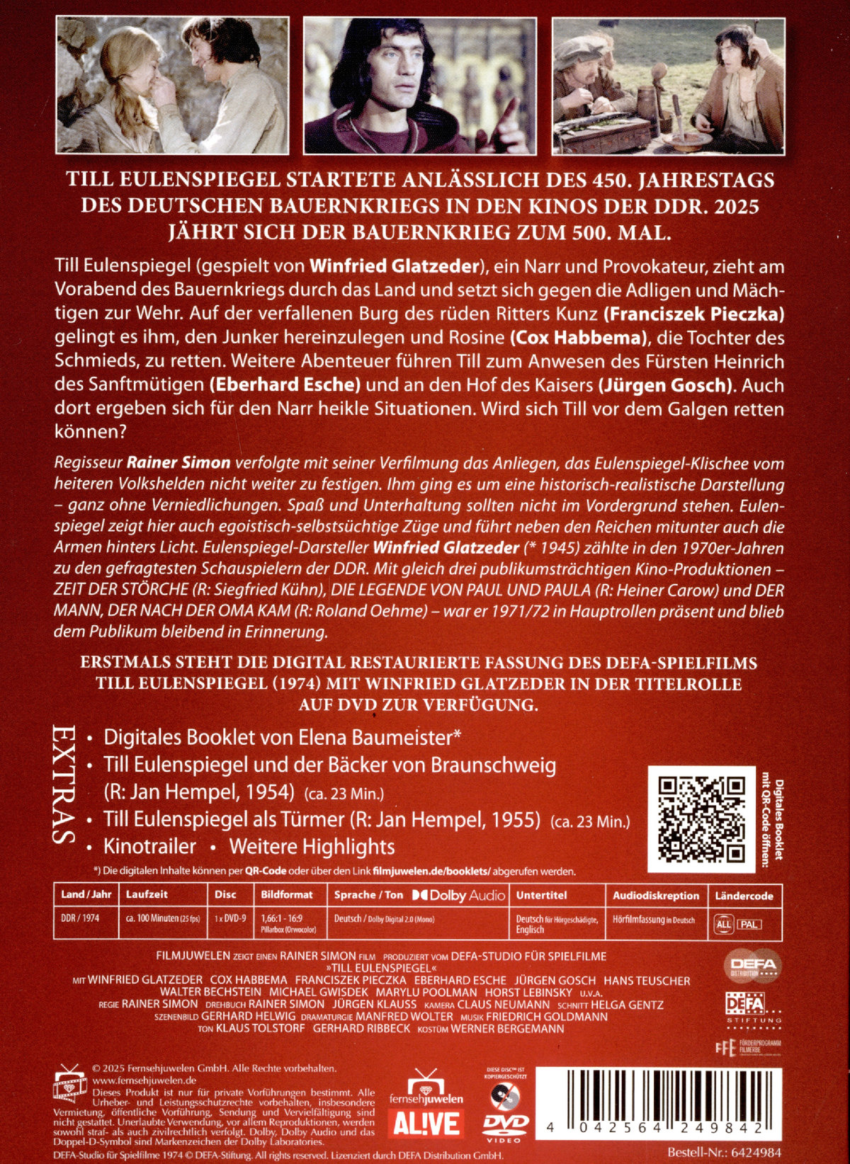 Till Eulenspiegel (DEFA Filmjuwelen)  (DVD)