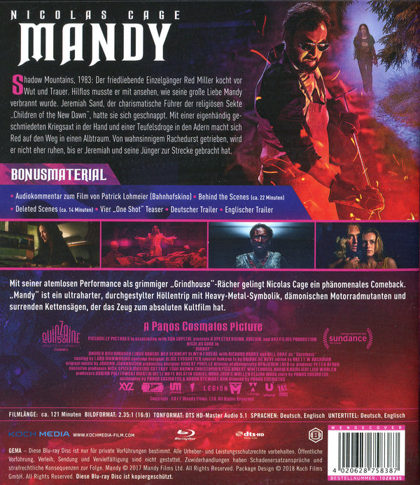 Mandy (blu-ray)