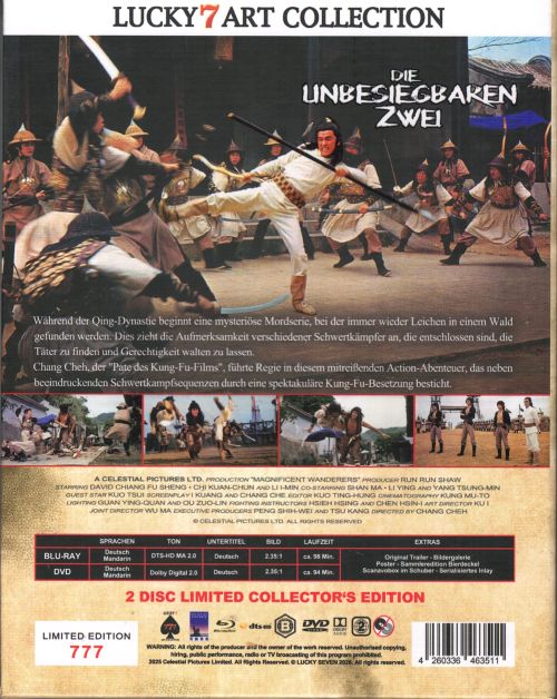 Die Unbesiegbaren Zwei - Limited Uncut Edition  (DVD+blu-ray)